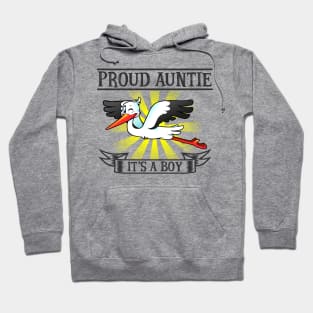 Proud Aunt, It's a Boy Hoodie